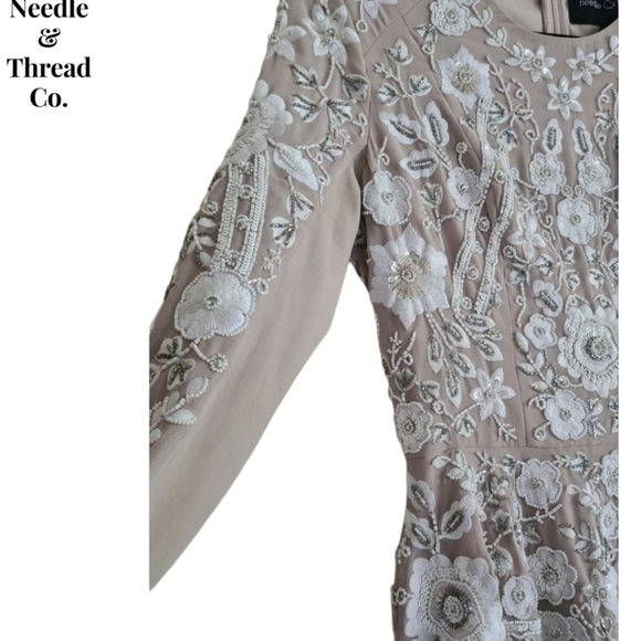 Needle & Thread Embellished snowdrop Mini Dress Size 10 New With Tags - Picture 5 of 10